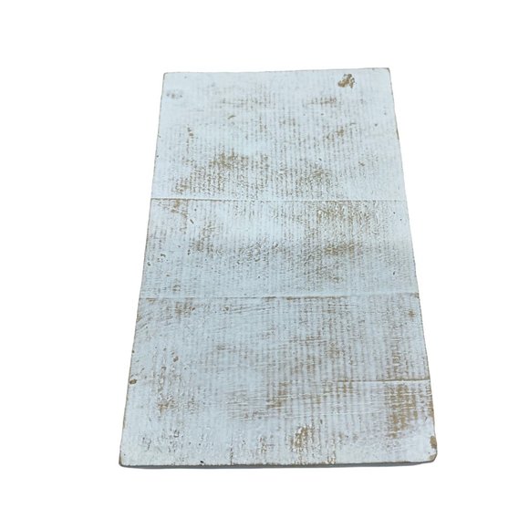 Home Décor Small Sign Faith Hope Love Distressed Farmhouse Shabby Chic White - Picture 5 of 11